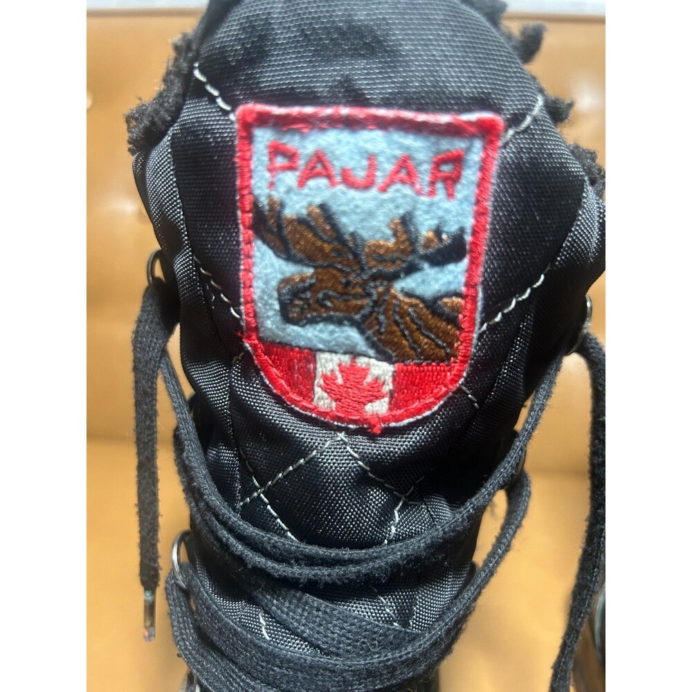 Pajar Canada Snow Boots Mens US 11-11.5 Black Leather Moose Grip Low Waterproof‎ - Picture 4 of 16